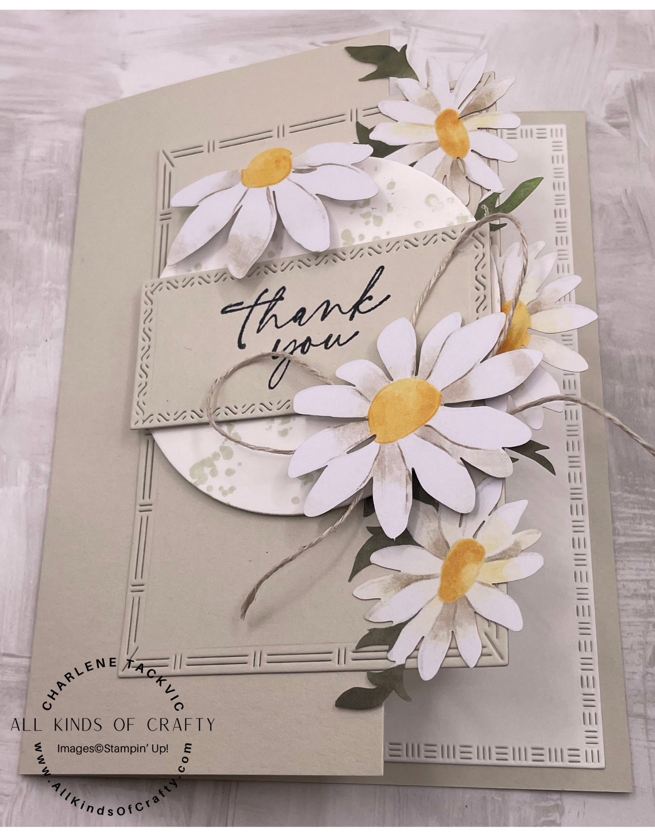 Stampin’ Up! Paper Pumpkin Daisy Card