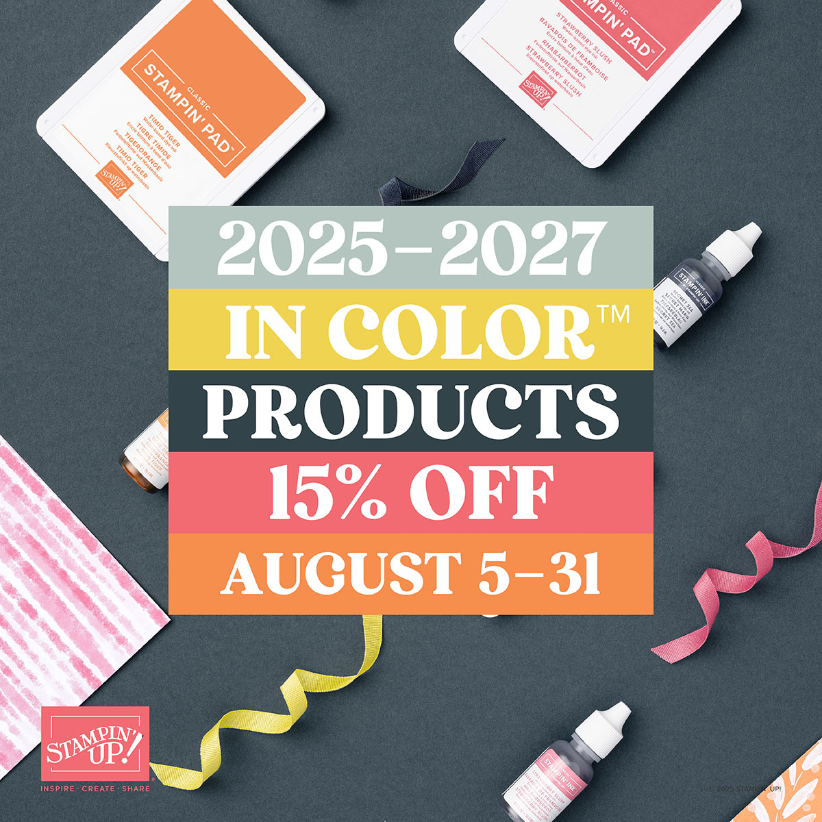 Stampin’ Up! 2025-2027 In Color Sale