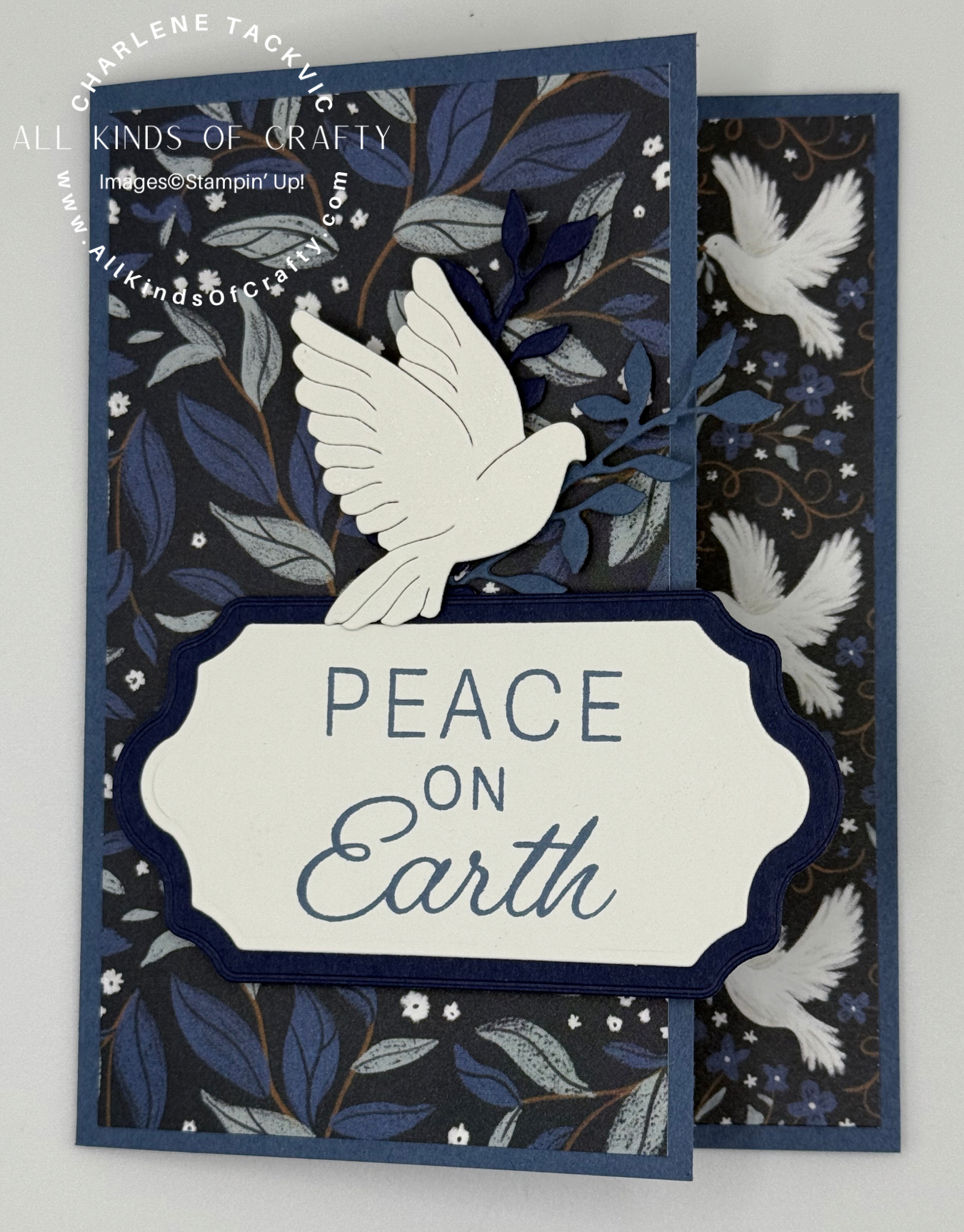 Peace on Earth Stampin’ Up! Christmas Card