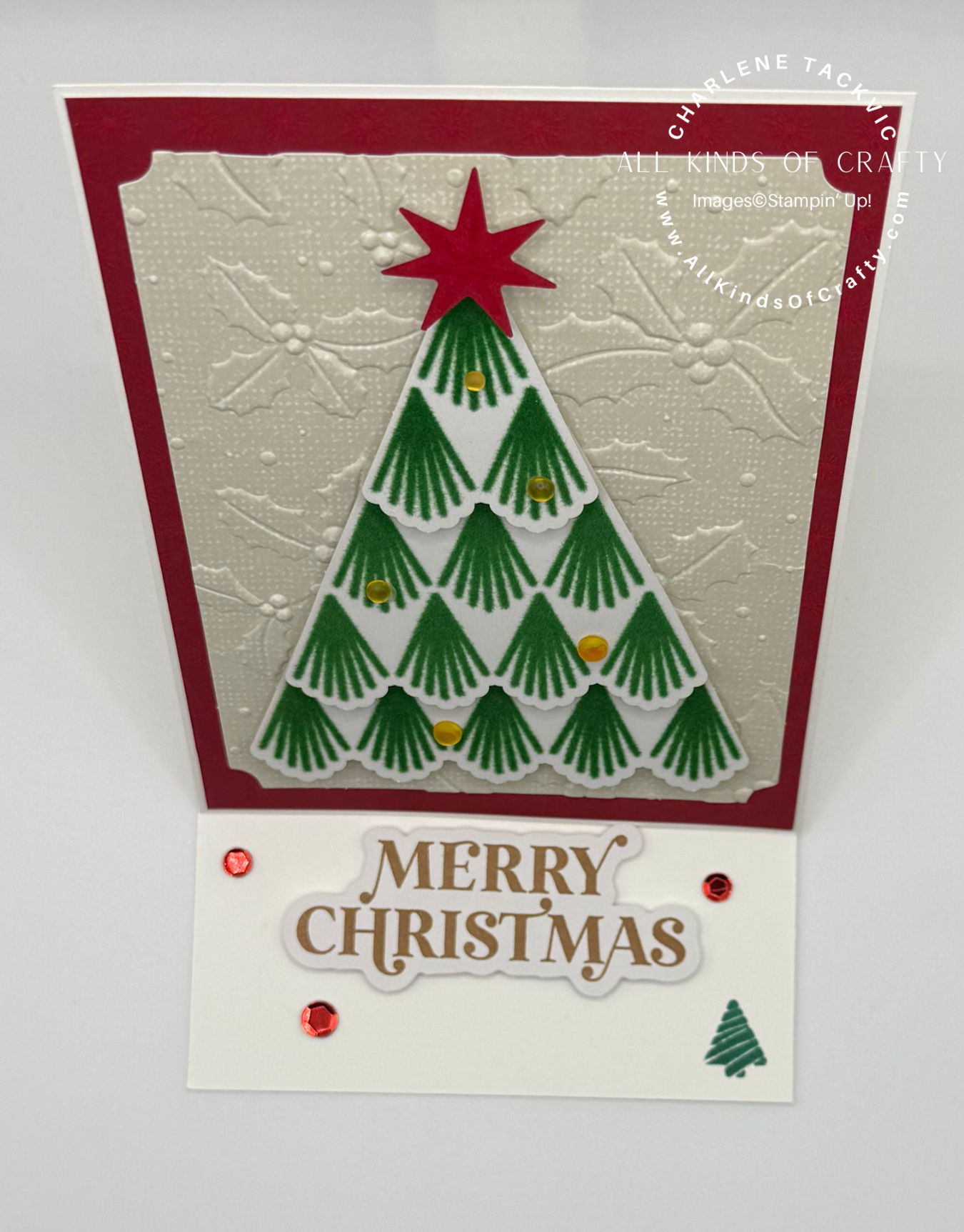 Cozy Christmas Paper Pumpkin Tree Alternative