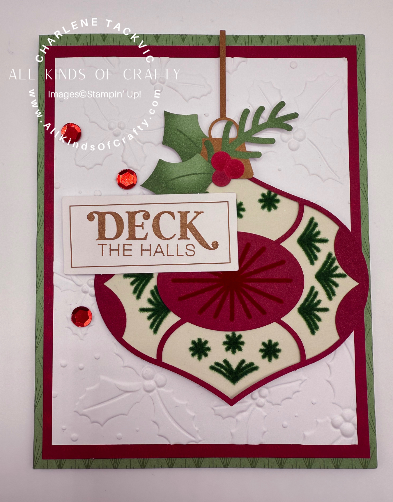 Cozy Christmas Paper Pumpkin Ornament Alternative