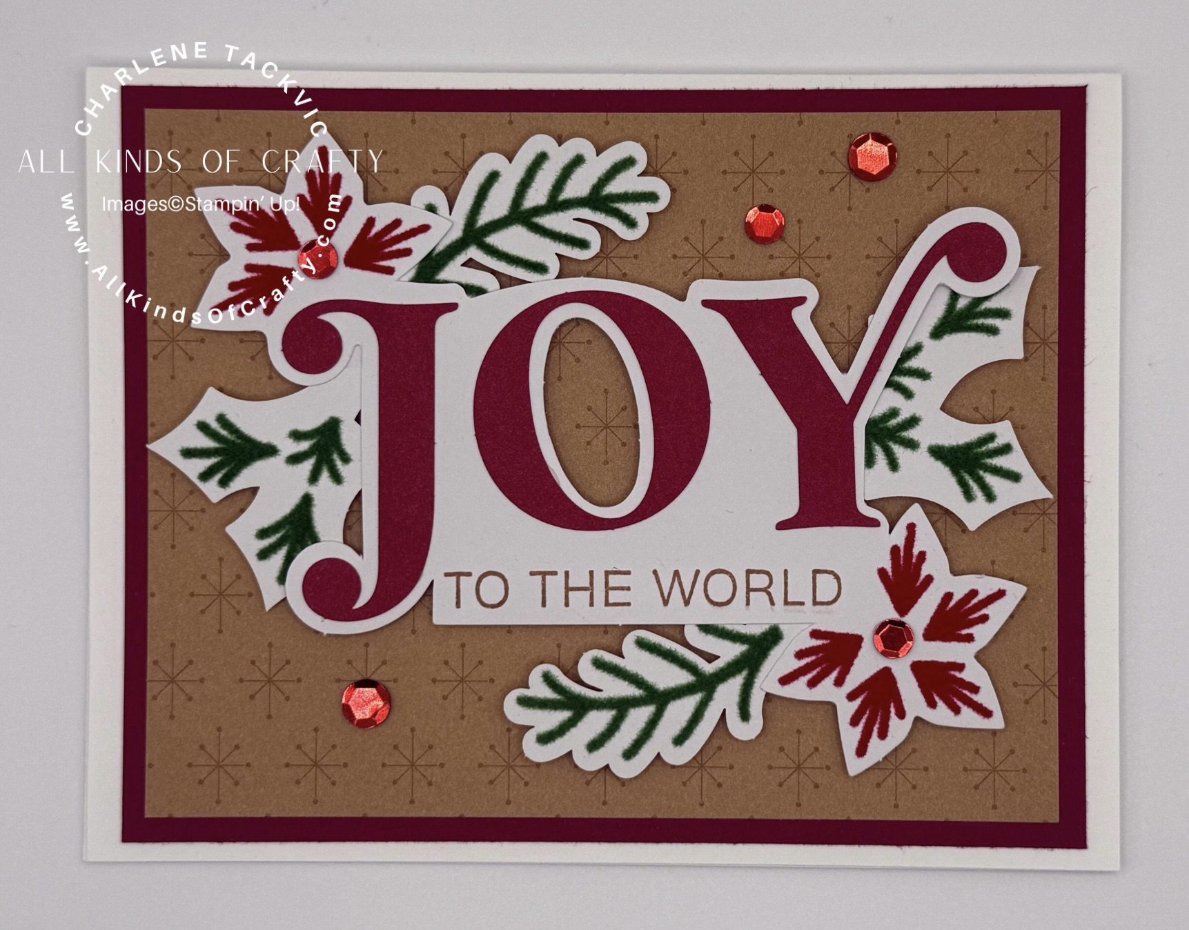 Stamping’ Up! Joy Paper Pumpkin Christmas Card