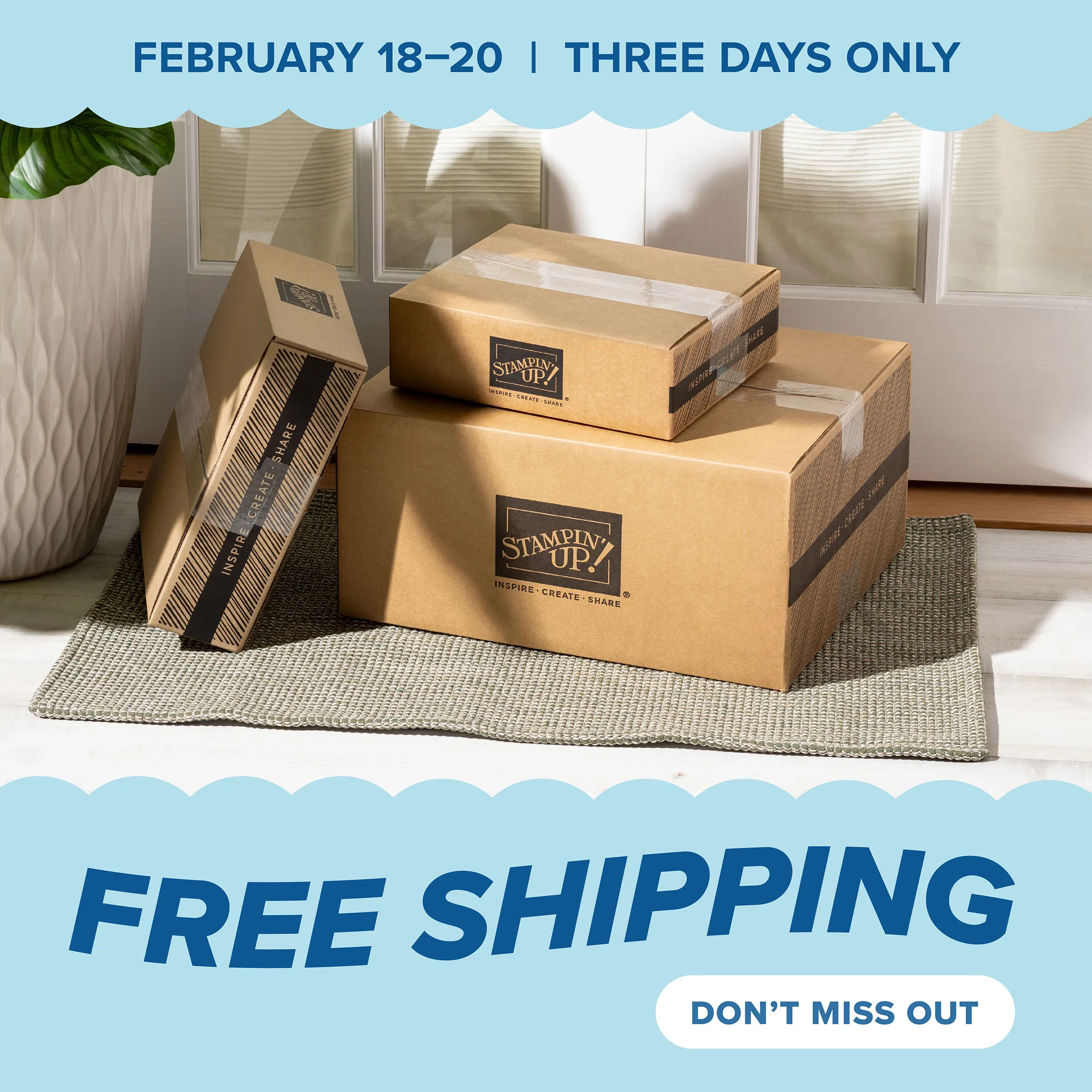 Free Shipping from Stampin’ Up!