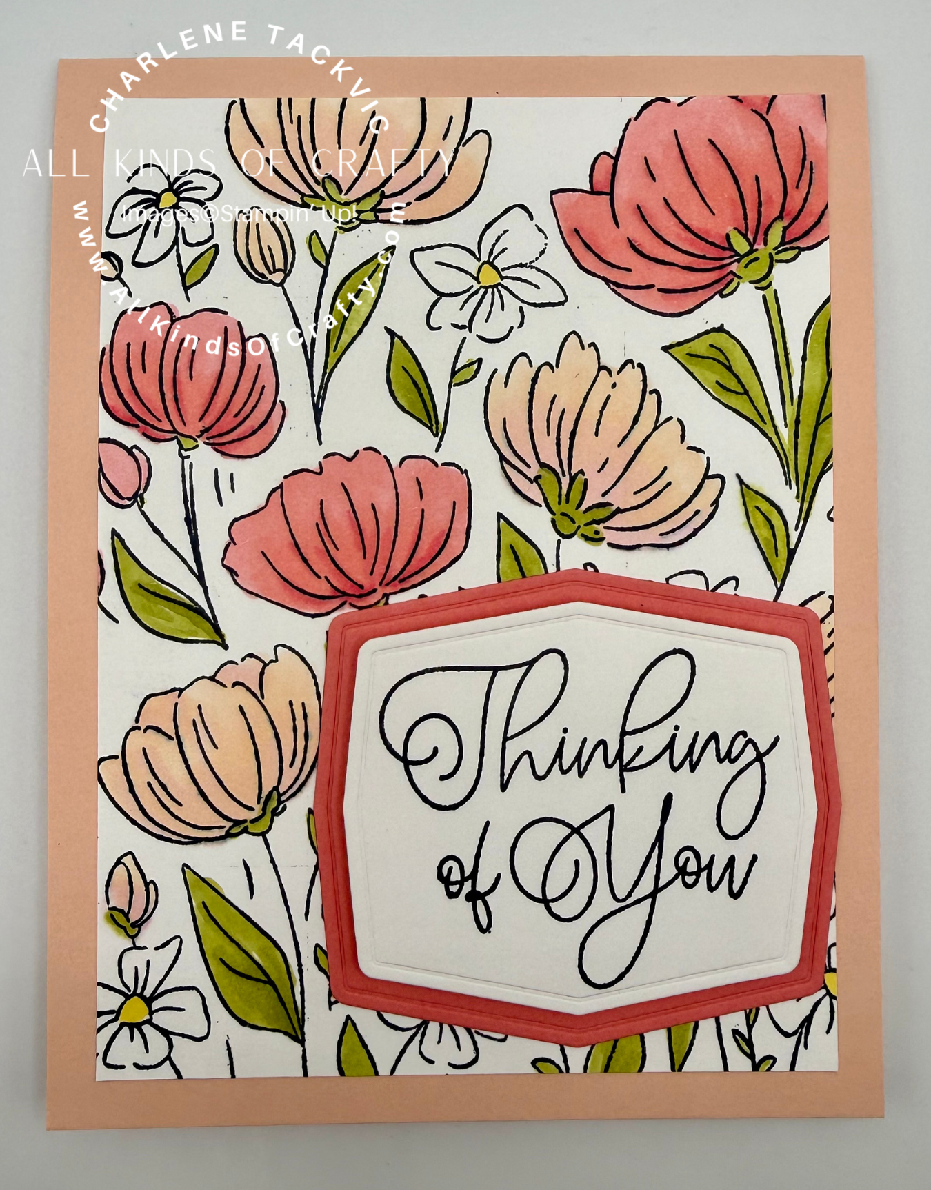 Stampin’ Up! Flowers Fair Thinking of You Card