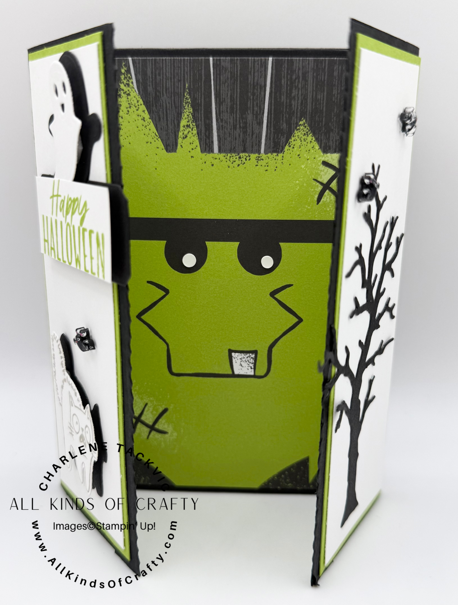 Stampin’ Up! Oh My Fright Halloween Card for The Happy Inkin’ Krew Thursday Blog Hop