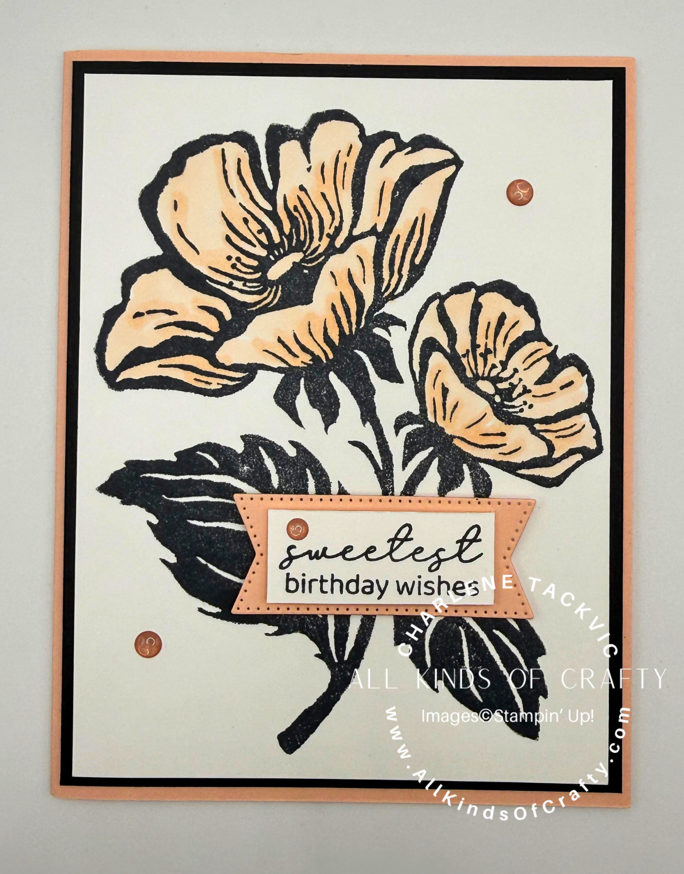 Stampin’ Up! Inked Floret Birthday Card