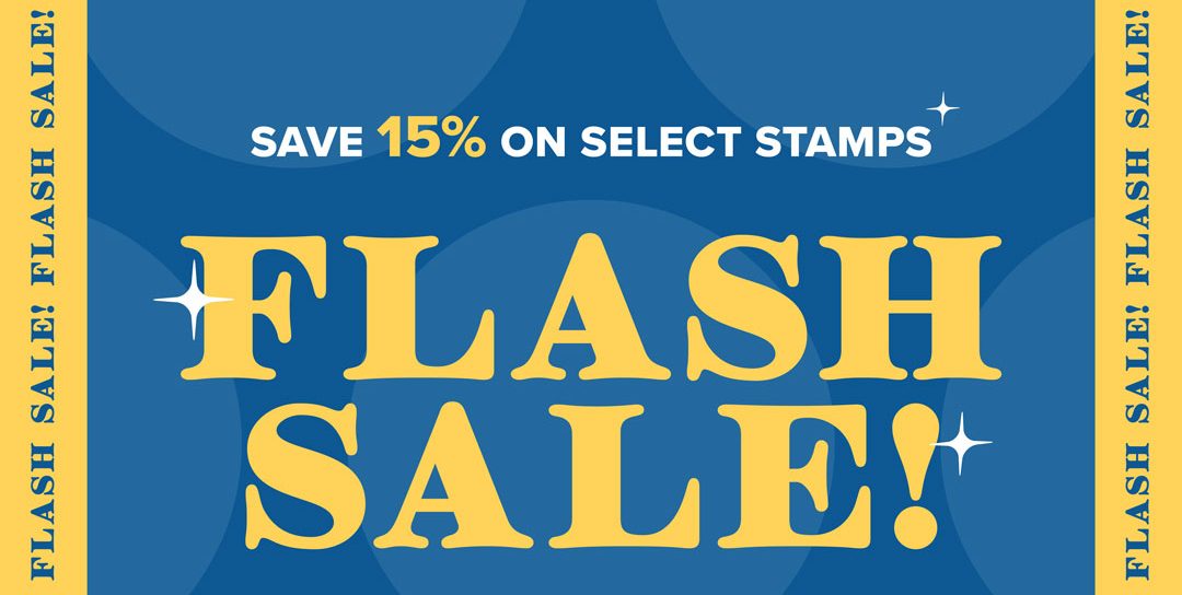 Three Day Flash Sale on Select Stampin’ Up! Stamps Begins Today!