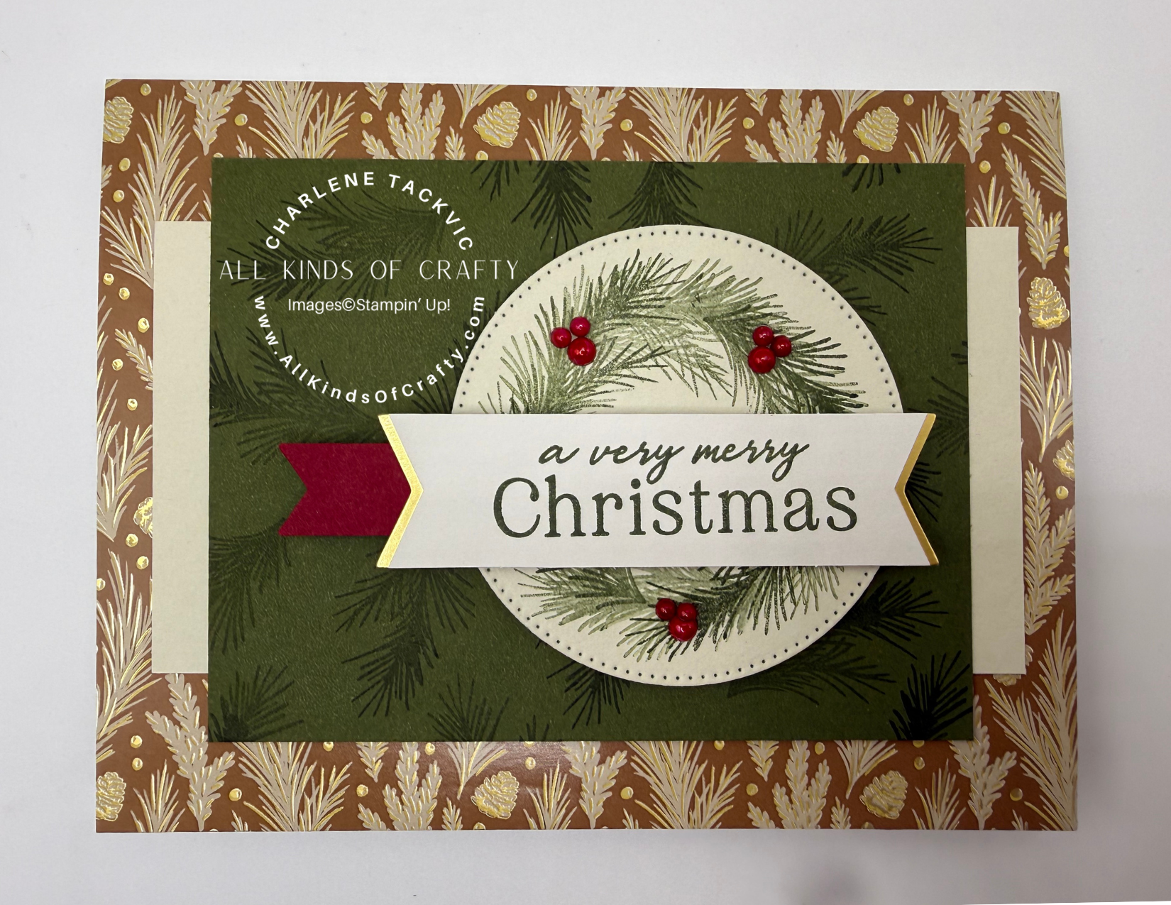 Stampin’ Up! Neutral Noel and Paper Pumpkin Christmas Cards for The Happy Inkin’ Krew Thursday Blog Hop